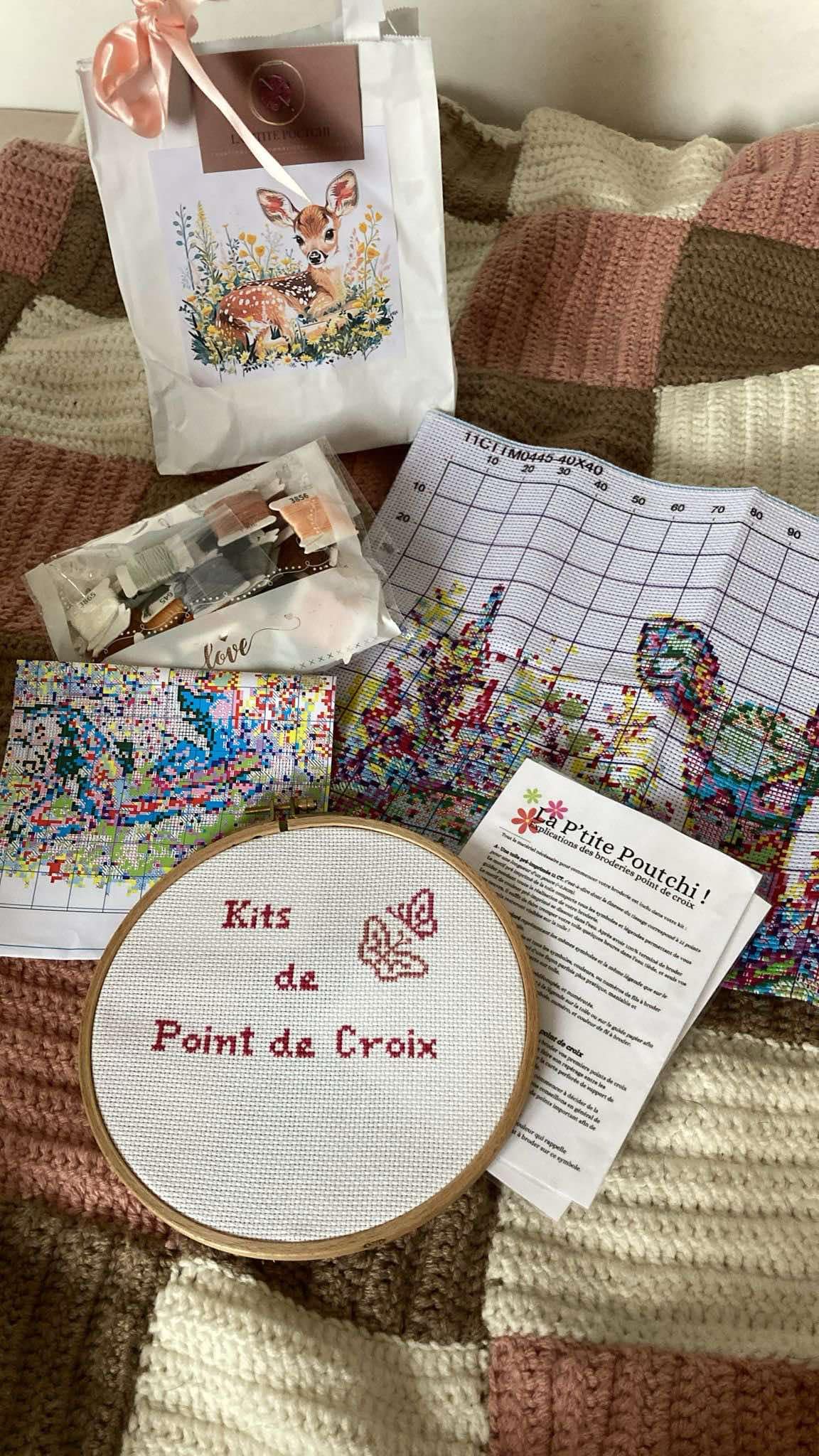 Kit de Points de Croix Elephant !