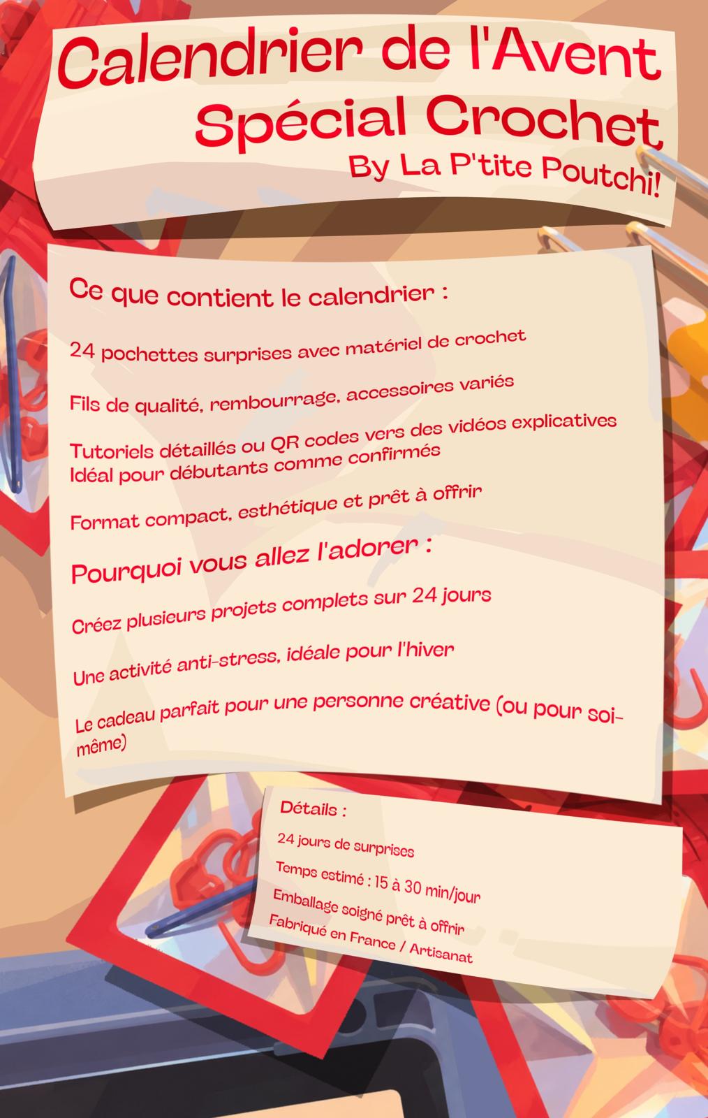 Calendrier de l’Avent 2026 (sans matériel)