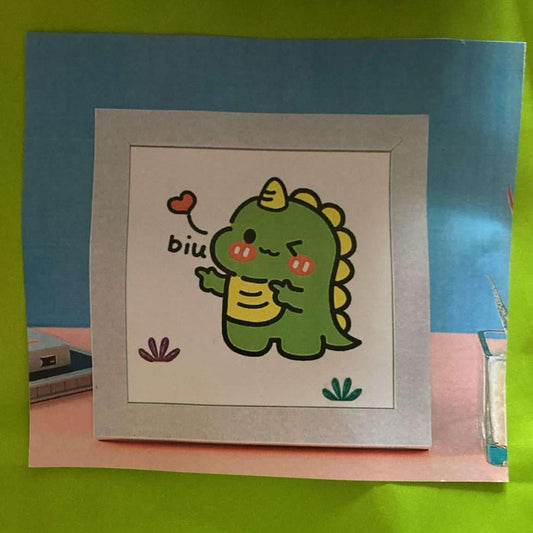 Petit Kit de Points de Croix Petit Dino !