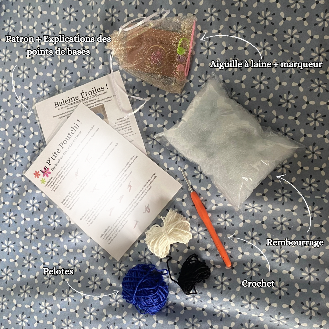 Kit Crochet Baleine Étoiles !