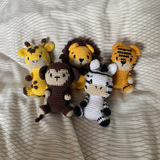 Animaux de la Savanes au Crochet !