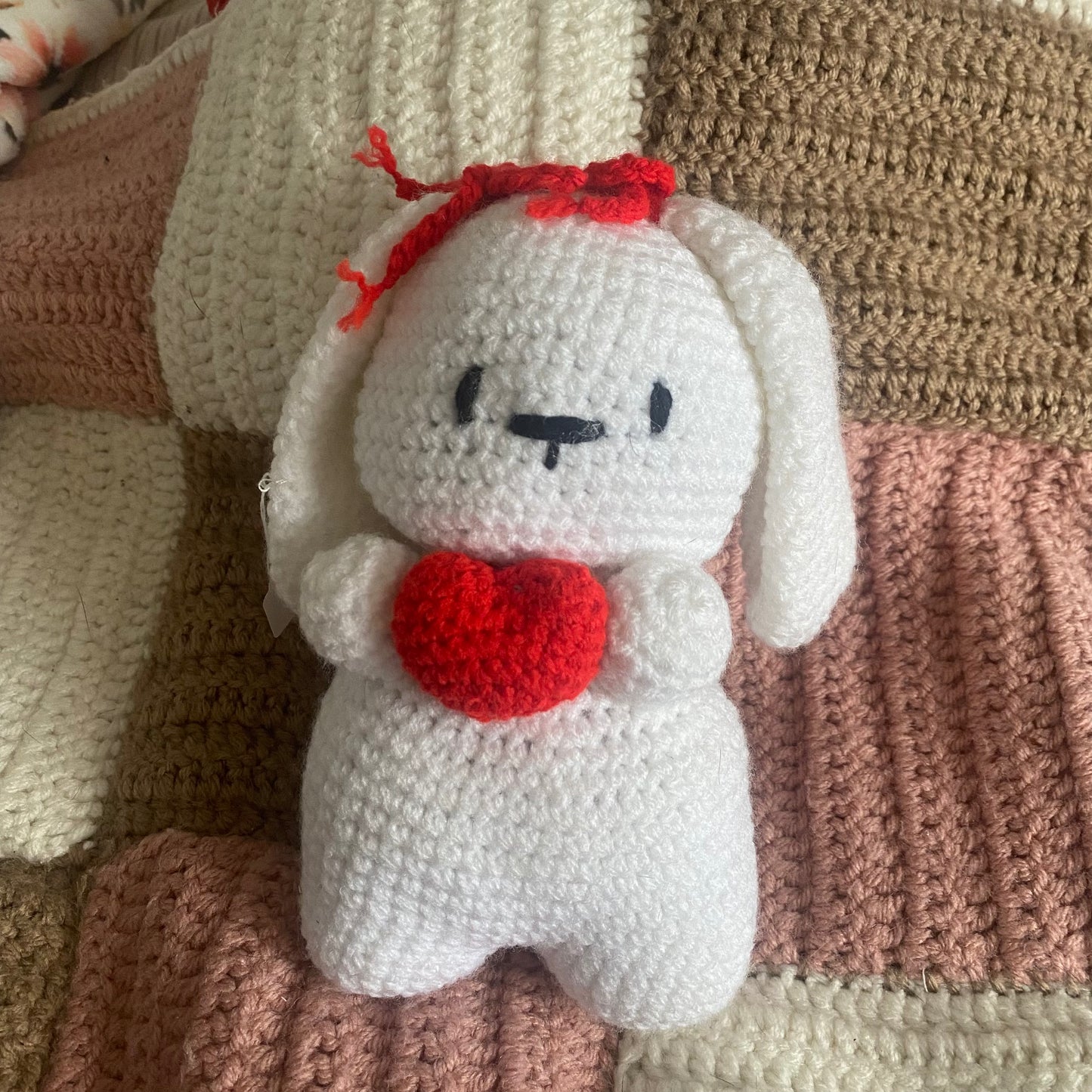 Lapin coeur au Crochet !