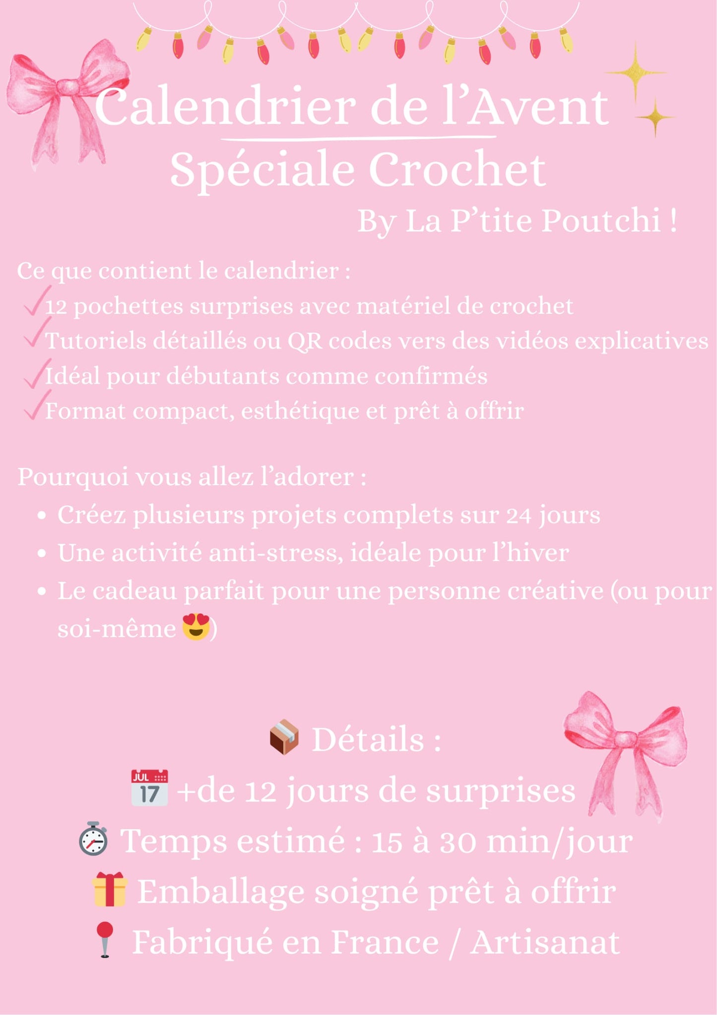 Calendrier de l’Avent (sans matériel)