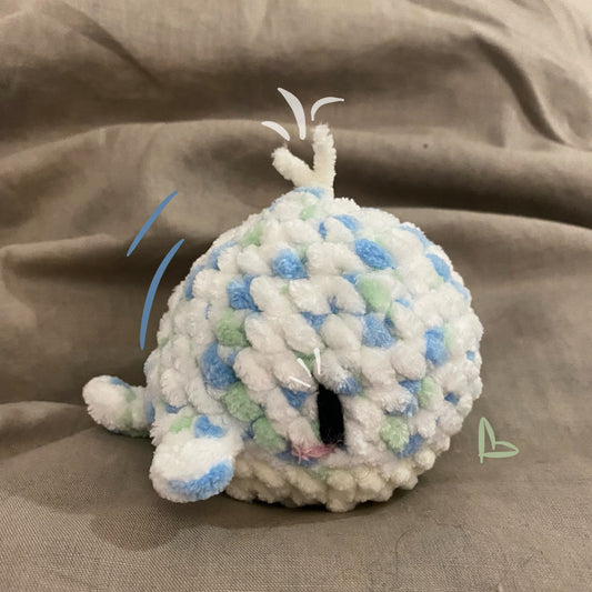 Baleine Fluffy bi color !!
