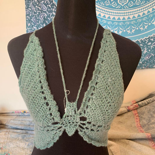 Top Papillon au Crochet !