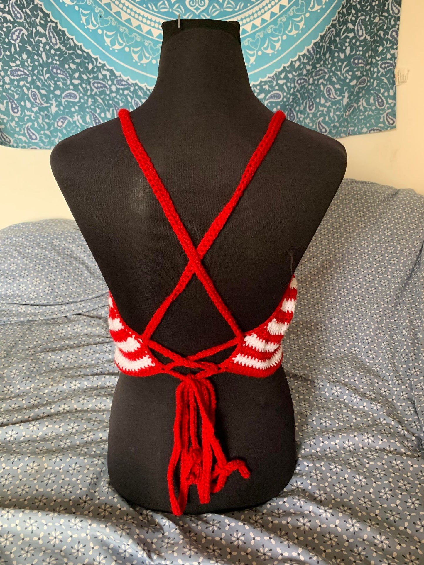 Top rayée au Crochet !