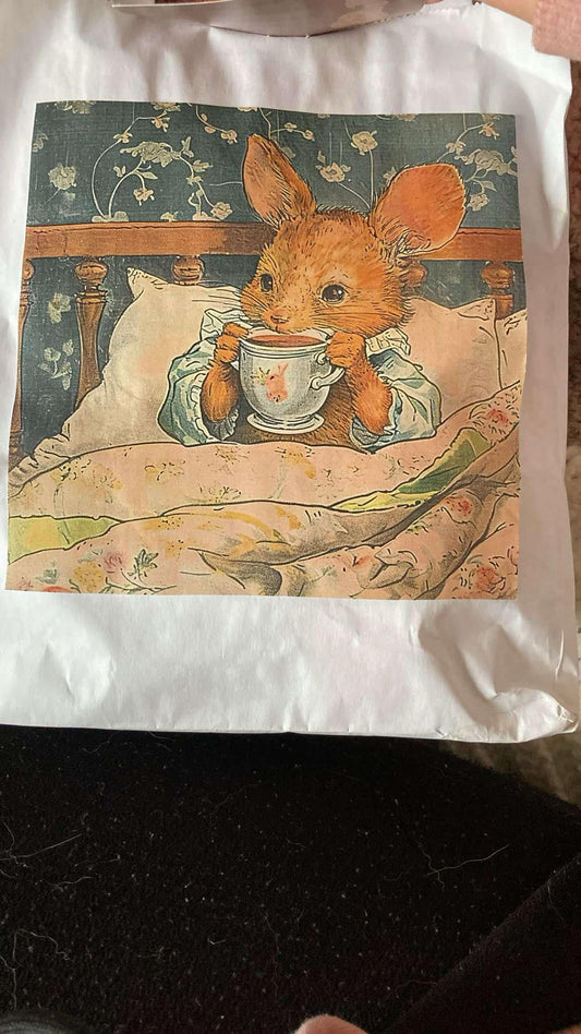 Kit de Points de Croix Lapin au Lit !